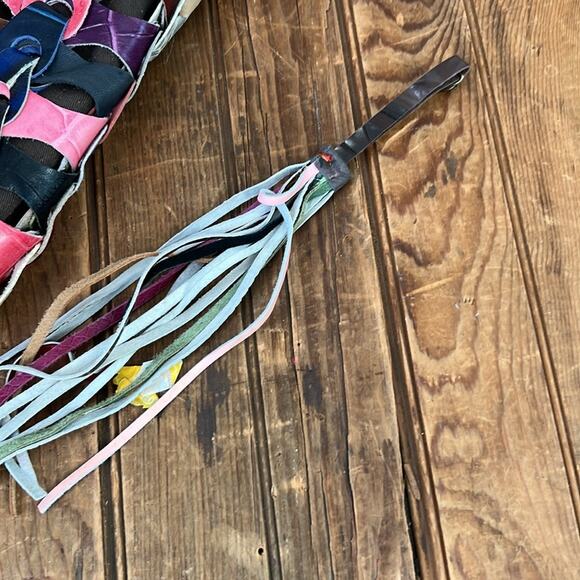 Anthropologie Jesslyn Blake leather hobo shoulder bag rescue me! - Picture 9 of 10